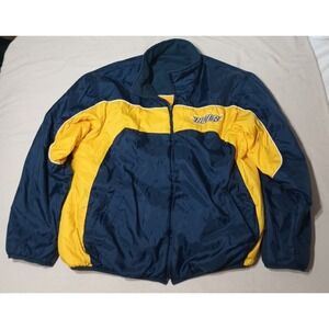 Vintage St Louis Blues Hockey Men's Reversible Jacket Blue & Gold Size XL‎